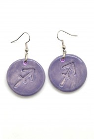 Sagittarius Ceramic Earrings